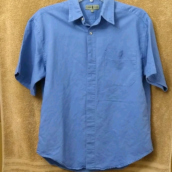 Men's short sleeve shirt by Robert Stock, size M - Picture 1 of 5
